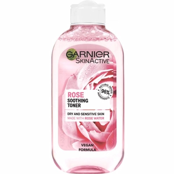 Garnier-botanical-rose-extract-toner-for-dry-and-sensitive-skin-200-ML.jpg تونر گارنیر عصاره گل رز پوست خشک و حساس 200ml - Image 1
