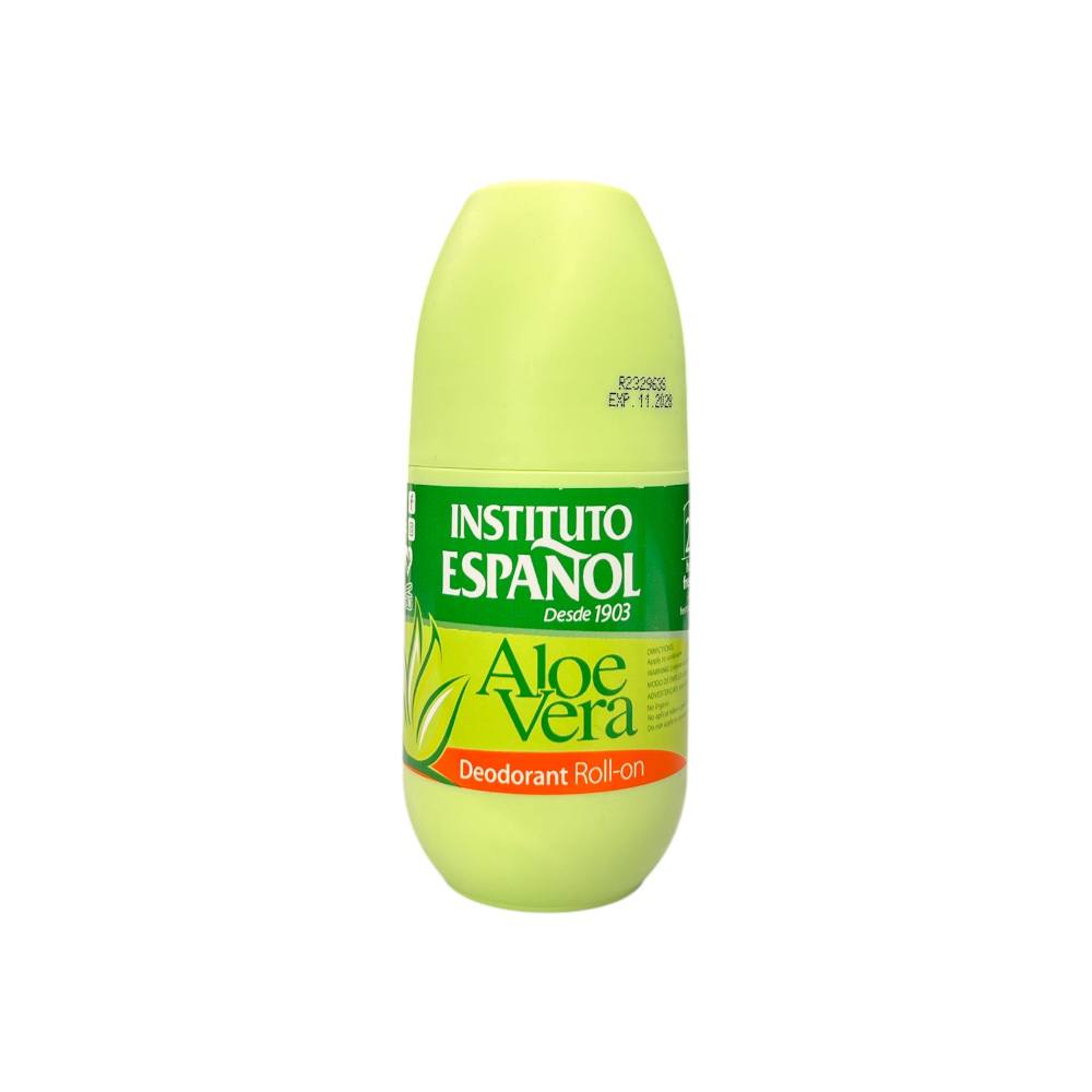Instituto-Espanol-aloe-vera-Deodorant-Roll-On.jpg مام رول دئودورانت آلوورا aloe vera اسپانول 75ml - Image 1
