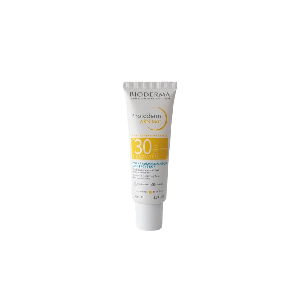 bioderma-akn-mat-min.jpg ضد آفتاب فلوئیدی پوست چرب آکنه مات بایودرما Photoderm AKN Mat اورجینال اصلی - Image 1