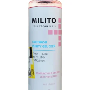 ژل شستشو صورت پوست مختلط تا خشک میلیتو 200ml