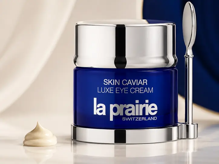 بافت غنی Skin Caviar Luxe Eye Cream و بستهبندی محصول