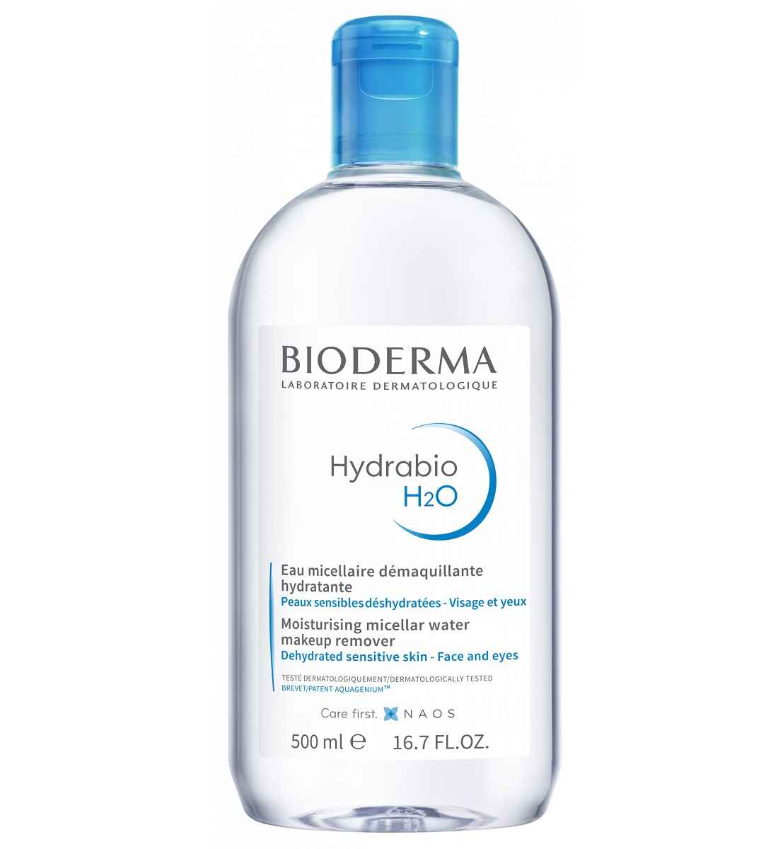 Bioderma-Hydrabio-Moisturizing-Micellar-Water-Makeup-Remover-2 میسلار واتر آبرسان هیدرابیو بایودرما 500ml - Image 1